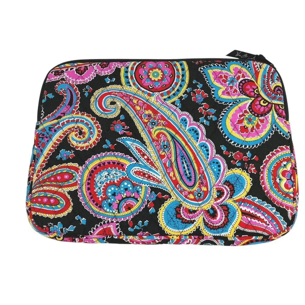 Vera Bradley Parisian Paisley Laptop Case Quilted 14.5